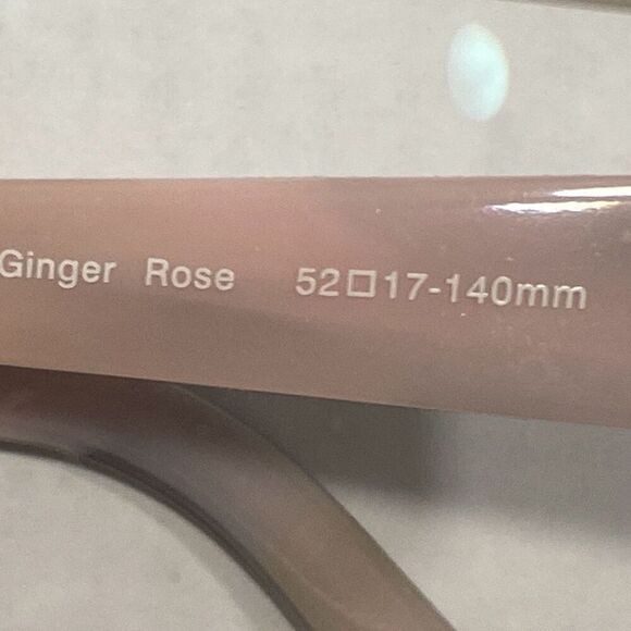 Nicole Millere Metropolis Eyeglass Ginger Rose 52-017-140mm - Picture 6 of 7